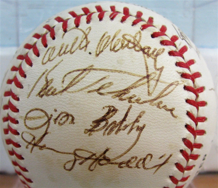 1981 PITTSBURGH PIRATES TEAM SIGNED BASEBALL - STARGELL  w/CAS