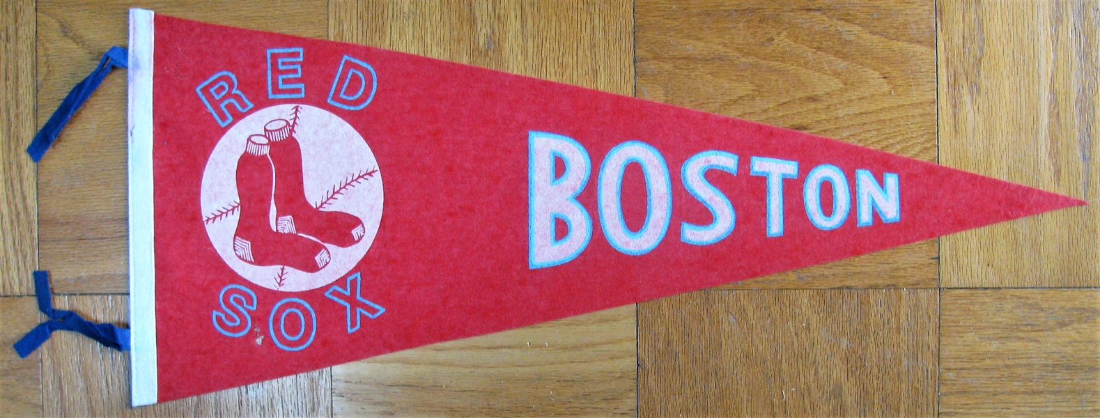 60's  RED SOX PHOTO PENNANT