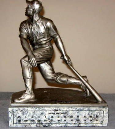 WILLIE MAYS THE SAY HEY KID SIGNED STATUE  w/JSA COA