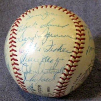 1959 SAN FRANCISCO GIANTS TEAM SIGNED BALL w/JSA LOA