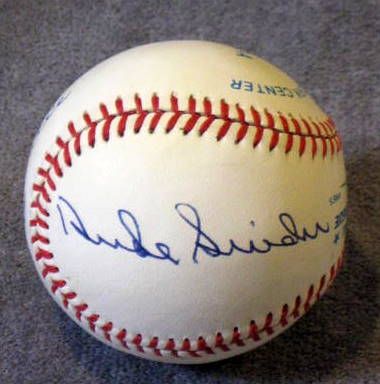 WILLIE, MICKEY & THE DUKE SIGNED BASEBALL w/JSA LOA