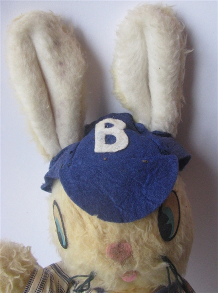 VINTAGE BROOKLYN DODGERS BUNNY RABBIT DOLL