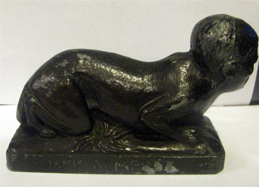 VINTAGE 20's JACK DEMPSEY FIGURAL PAPERWEIGHT