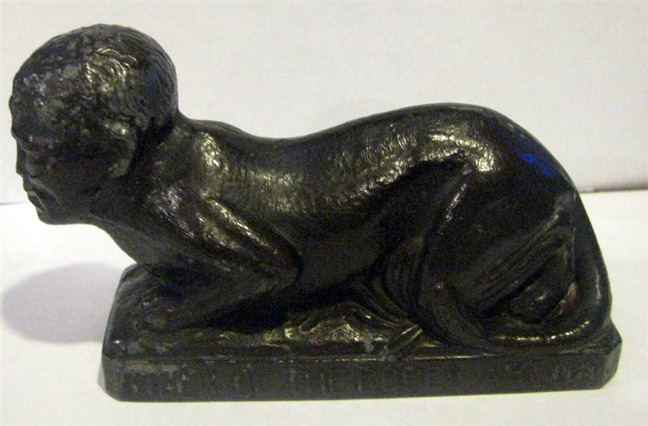 VINTAGE 20's JACK DEMPSEY FIGURAL PAPERWEIGHT