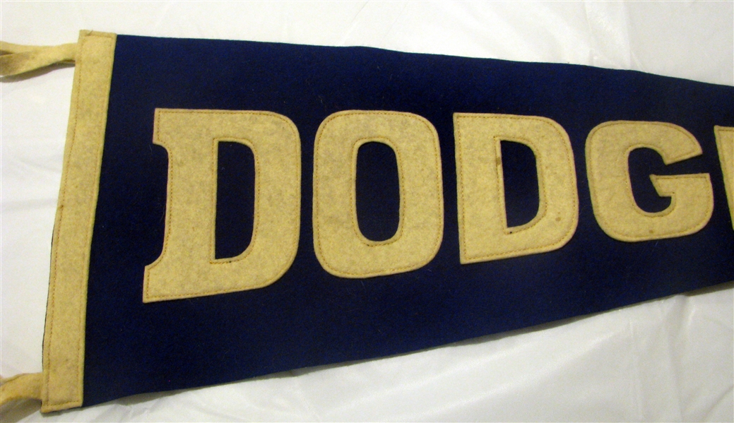 VINTAGE BROOKLYN DODGERS PENNANT - VERY RARE!