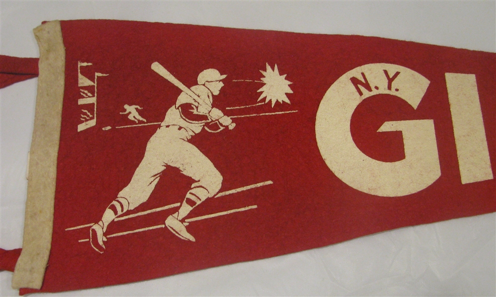 40's NEW YORK GIANTS 3/4 SIZED PENNANT