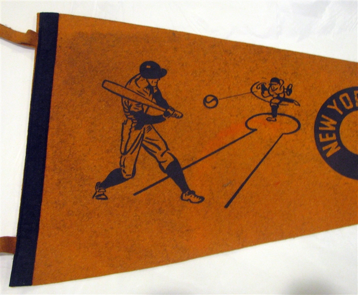 40's NEW YORK GIANTS PENNANT- RARE!