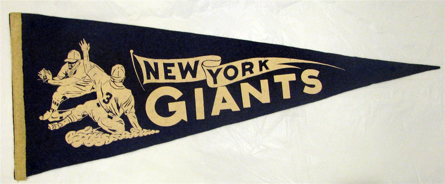 40's NEW YORK GIANTS PENNANT