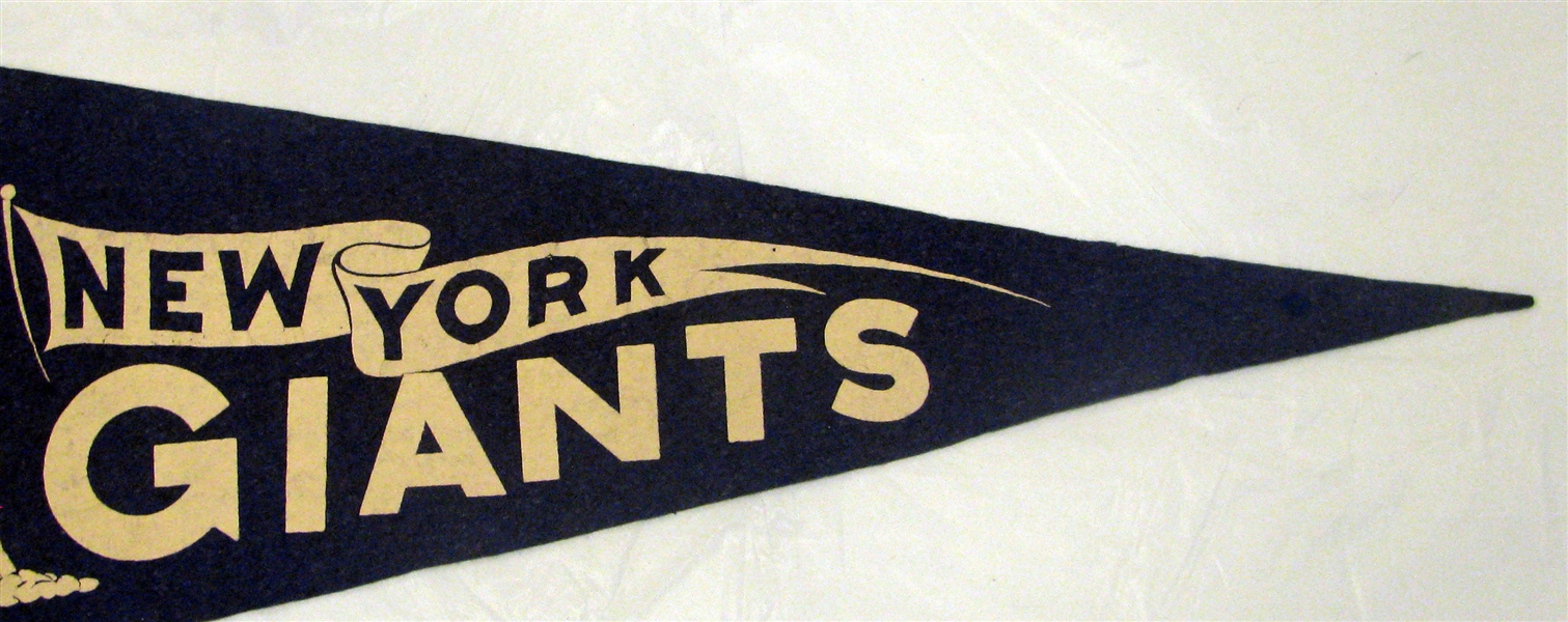 40's NEW YORK GIANTS PENNANT