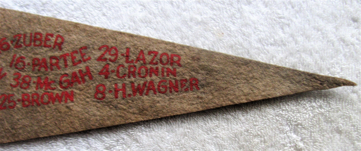 1946 BOSTON RED SOX TEAM PLAYER PENNANT - A.L. CHAMPIONSHIP YEAR