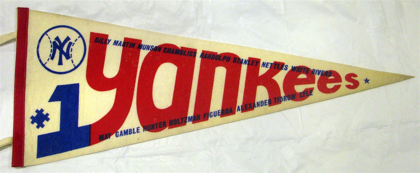 1976 NEW YORK YANKEES PENNANT