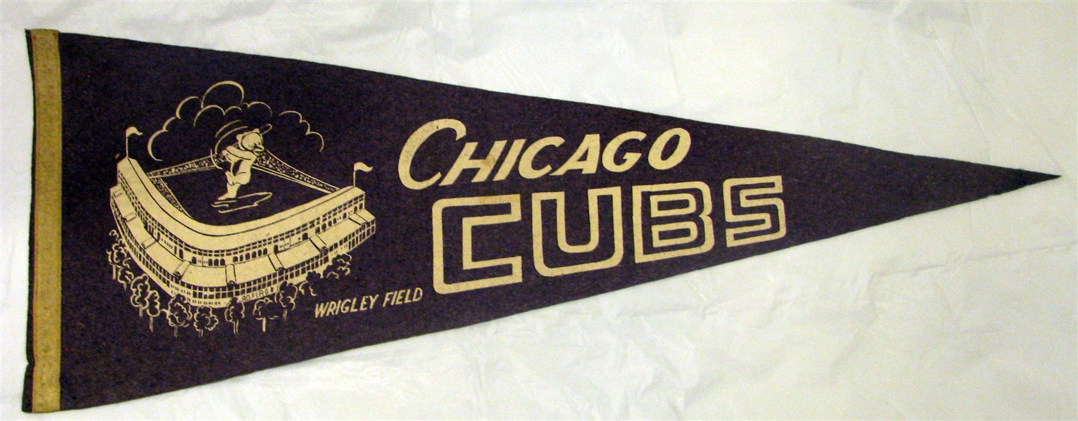 50's CHICAGO CUBS PENNANT