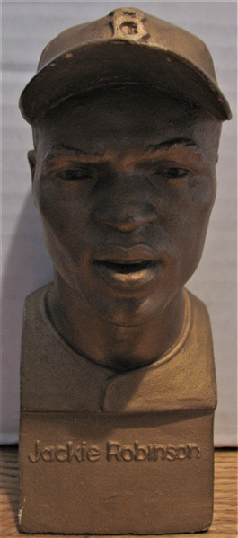 EXTREMLY RARE 40's JACKIE ROBINSON PROTOTYPE PETITO PLASTER BUST /STATUE