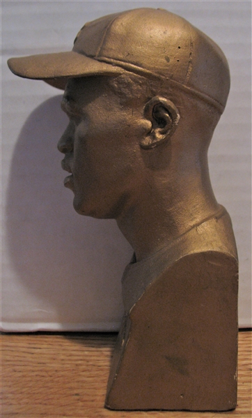 EXTREMLY RARE 40's JACKIE ROBINSON PROTOTYPE PETITO PLASTER BUST /STATUE
