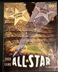 1959 MLB ALL-STAR GAME PROGRAM @ LOS ANGELES - 2nd GAME