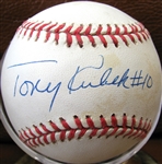 TONY KUBEK "#10" SIGNED BASEBALL w/CAS