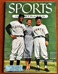 APRIL 11, 1955 SPORTS ILLUSTRATED w/TOPPS BASEBALL CARDS