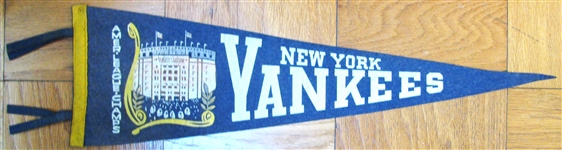 NEW YORK YANKEES "AMERICAN LEAGUE CHAMPIONS" 3/4 SIZE PENNANT
