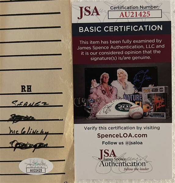 1999 ATLANTA BRAVES vs CHICAGO CUBS LINEUP CARD SIGNED BY BOBBY COX w/JSA