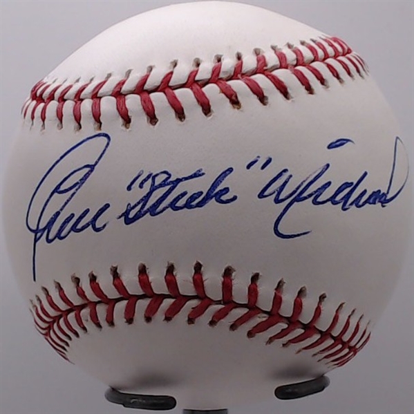 GENE STICK MICHAEL SIGNED BASEBALL W/CAS COA