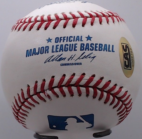 GENE STICK MICHAEL SIGNED BASEBALL W/CAS COA