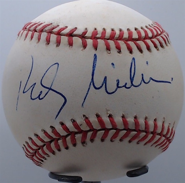 RUDI GIULIANI SIGNED BASEBALL W/JSA COA