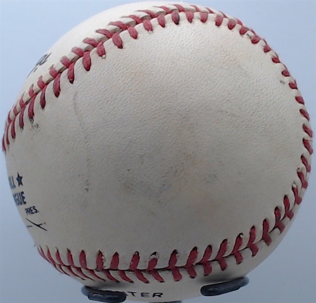 BOBBY VALENTINE SIGNED BALL W/ JSA COA