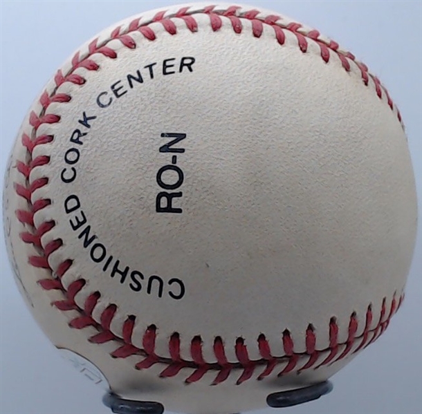 BOBBY VALENTINE SIGNED BALL W/ JSA COA