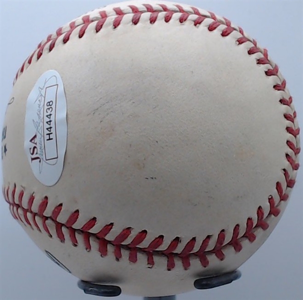 BOBBY VALENTINE SIGNED BALL W/ JSA COA