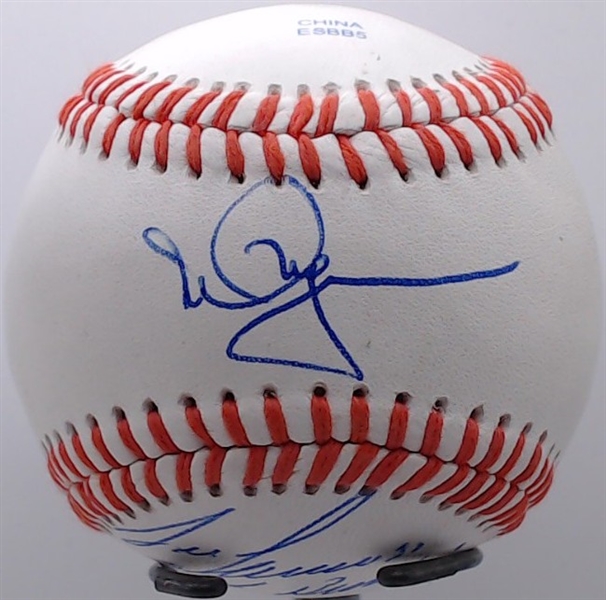 JOSE CANSECO/MARK MCGUIRE BASH BROTHERS SIGNED BASEBALL