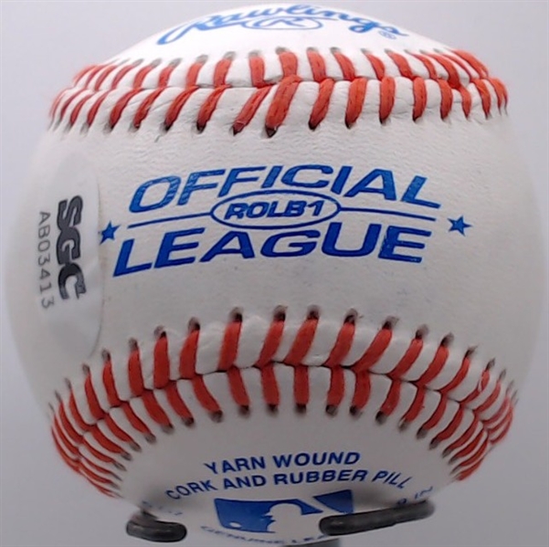 JOSE CANSECO/MARK MCGUIRE BASH BROTHERS SIGNED BASEBALL