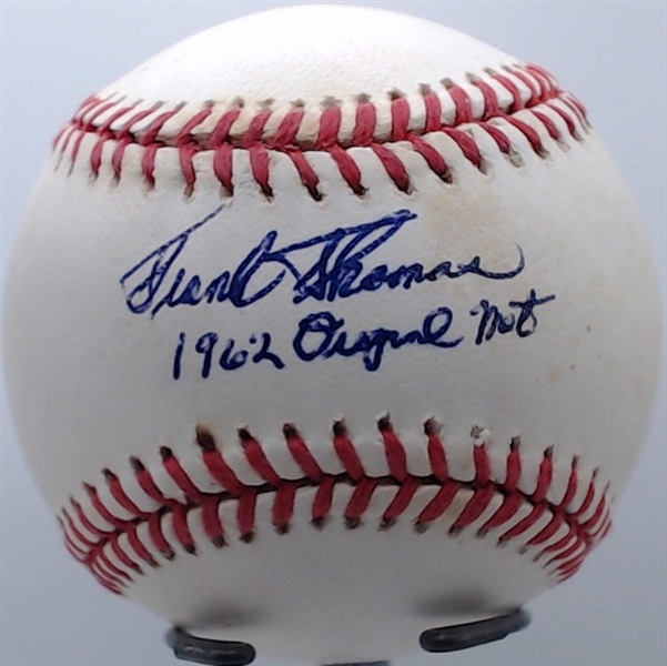 FRANK THOMAS (METS)SIGNED BASEBALL W/SGC COA