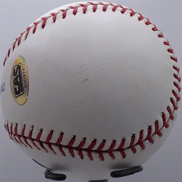 MEL STOTTLEMYRE AUTOGRAPHED BALL W/ CAS COA