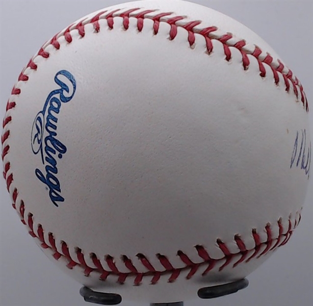 MEL STOTTLEMYRE AUTOGRAPHED BALL W/ CAS COA
