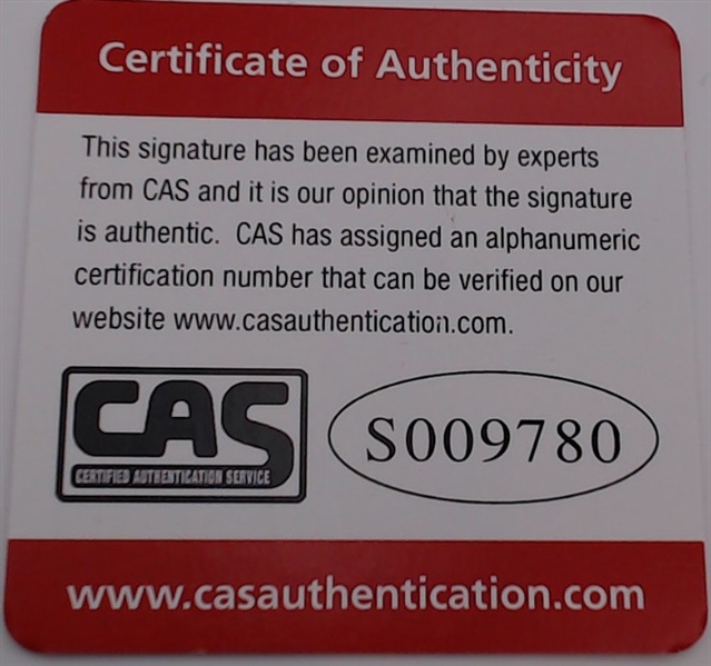 MEL STOTTLEMYRE AUTOGRAPHED BALL W/ CAS COA