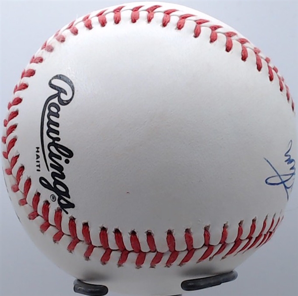 EDDIE MATTHEWS SIGNED BASEBALL W/CAS COA