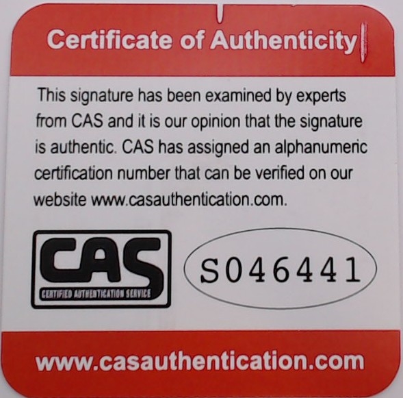 EDDIE MATTHEWS SIGNED BASEBALL W/CAS COA