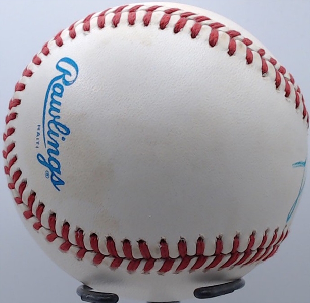 TOMMY JOHN SIGNED BASEBALL W/CAS COA