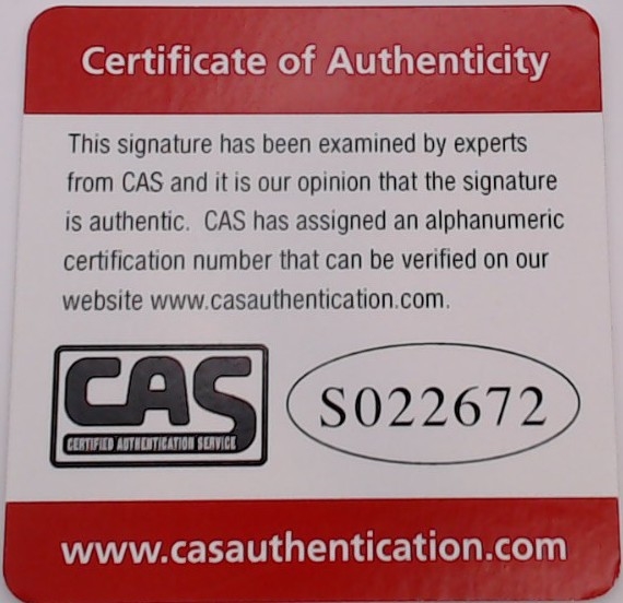 TOMMY JOHN SIGNED BASEBALL W/CAS COA