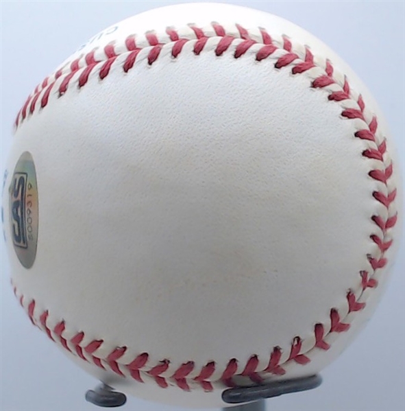 AL KALINE, GEORGE KELL, HAL NEWHOUSER SIGNED BALL W/CAS COA