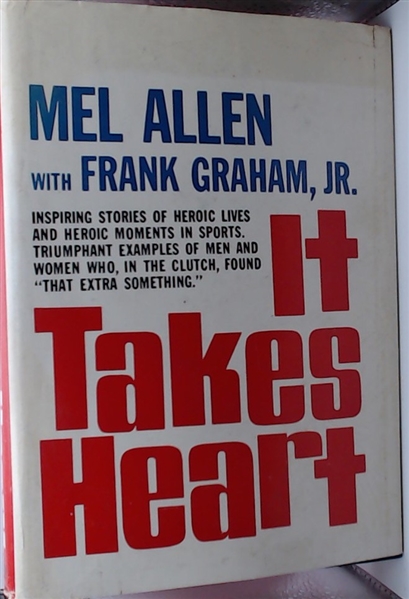 MEL ALLEN AUTOGRAPHED BOOK W/CAS COA