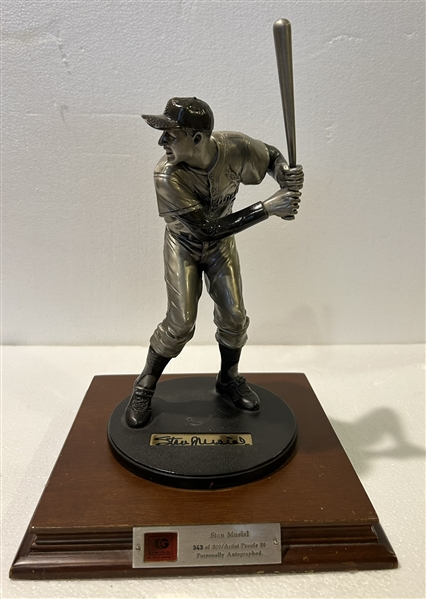 1991 STAN MUSIAL GARTLAND ARTIST PROOF SIGNED PEWTER STATUE