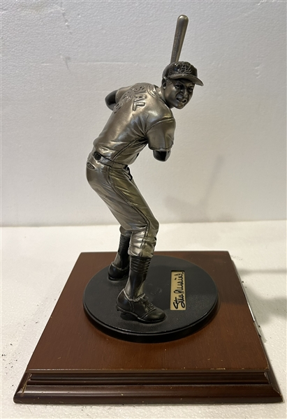 1991 STAN MUSIAL GARTLAND ARTIST PROOF SIGNED PEWTER STATUE
