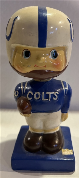 60s BALTIMORE COLTS SQUARE BASE BOBBING HEAD 