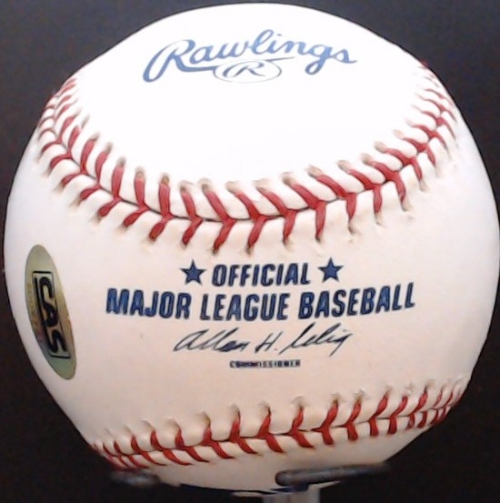 JOHN FRANCO AUTOGRAPHED BASEBALL W/CAS COA
