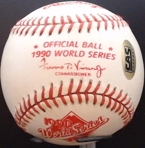 LOU PINIELLA AUTOGRAPHED BALL W/CAS COA
