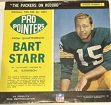 1963 "THE PACKERS ON RECORD- BART STARR" RECORD w/SLEEVE