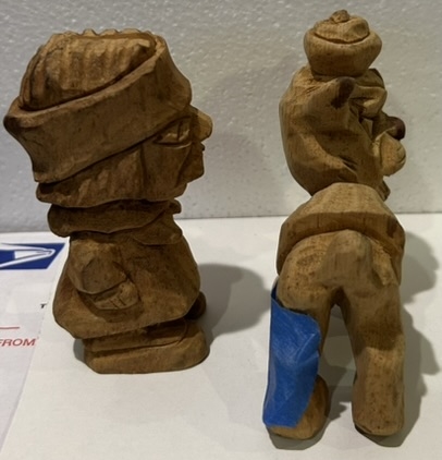 VINTAGE 50s CARTER HOFFMAN UNFINISHED STATUES