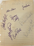 1975-76 PHOENIX SUNS AUTOGRAPH PAGE