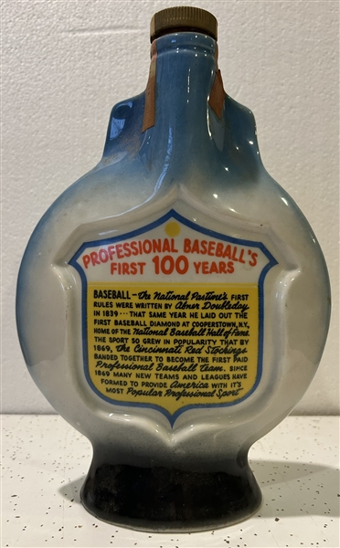 1969 PROFESSIONAL BASEBALL'S 100th ANIVERSARY DECANTER